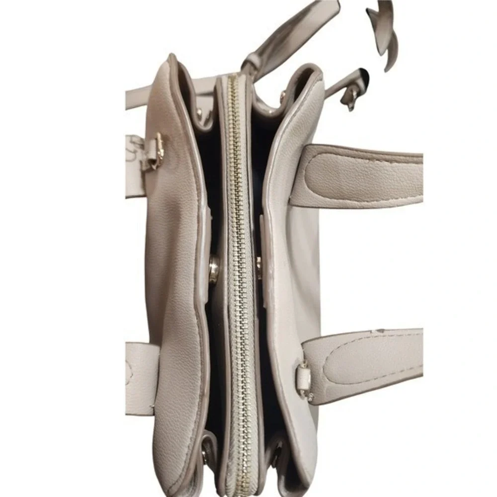 Zara Satchel Bag, Top Handle Crossbody,‎ Work Bag, Shoulder Bag, Tote, Taupe